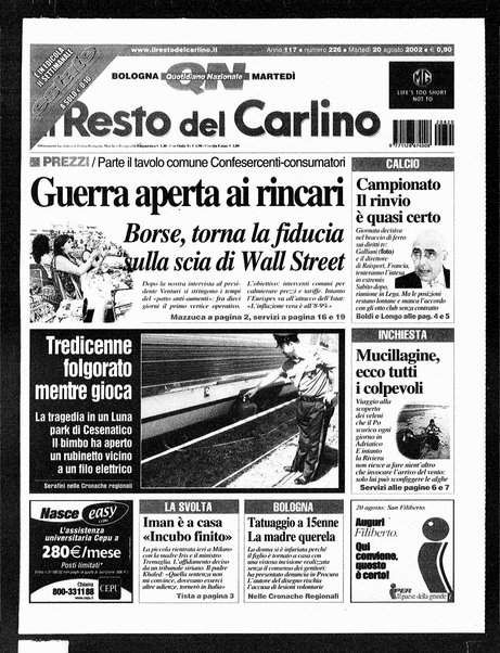 Il Resto del Carlino : giornale dell'Emilia